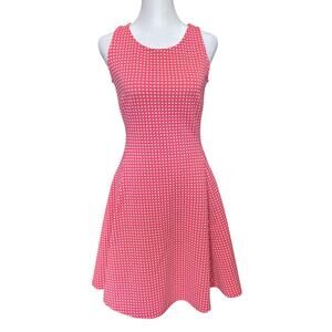 Pink Fit & Flare Dress | Sleeveless DressWomen Size XS